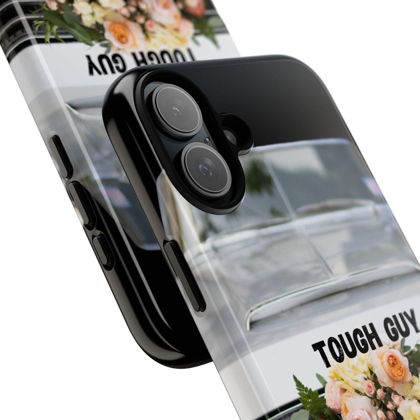 Phone Case iPhone 16/15/14 - Tough Guy Whose Wife Loves Him Tough Case