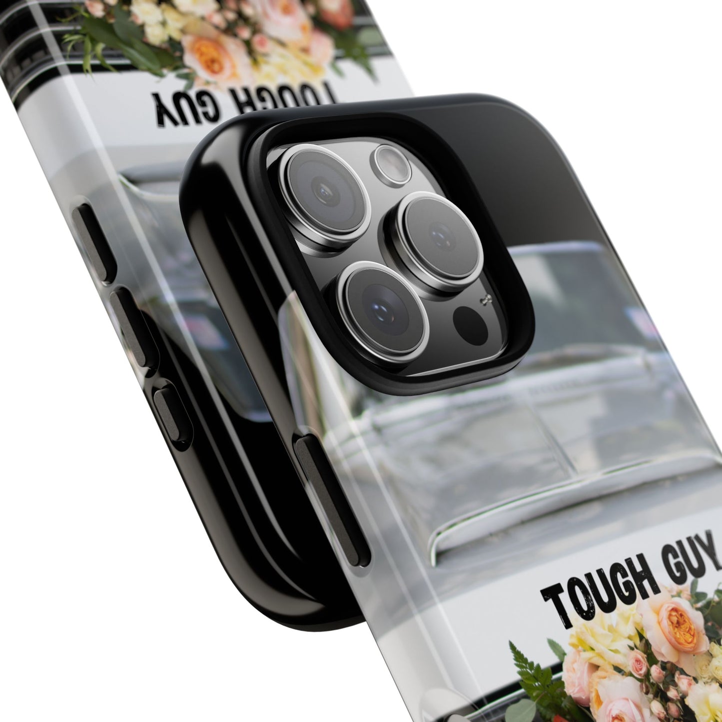 Phone Case iPhone 16/15/14 - Tough Guy Whose Wife Loves Him Tough Case