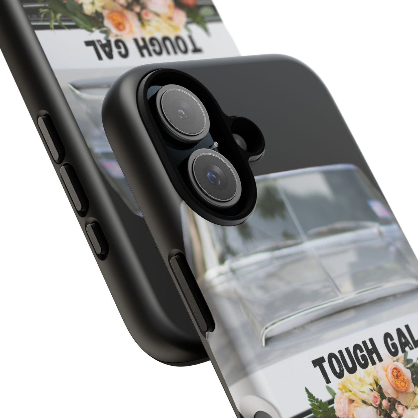 Phone Case iPhone 16/15/14 - Tough Gal Whose Husband Loves Her Tough Case
