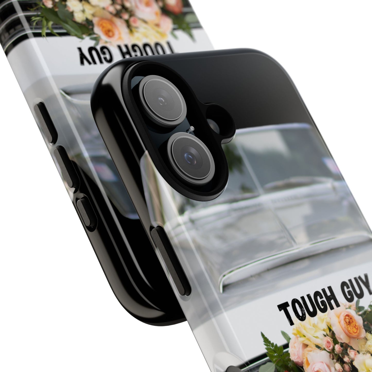 Phone Case iPhone 16/15/14 - Tough Guy Whose Wife Loves Him Tough Case