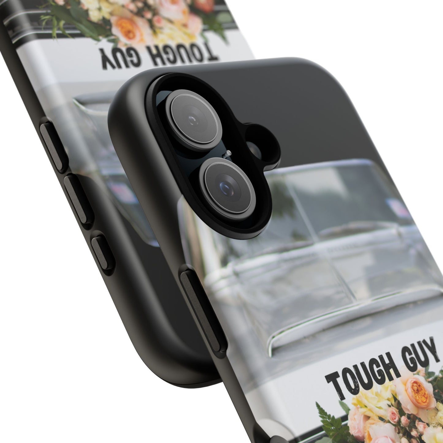 Phone Case iPhone 16/15/14 - Tough Guy Who Loves His Woman Tough Case