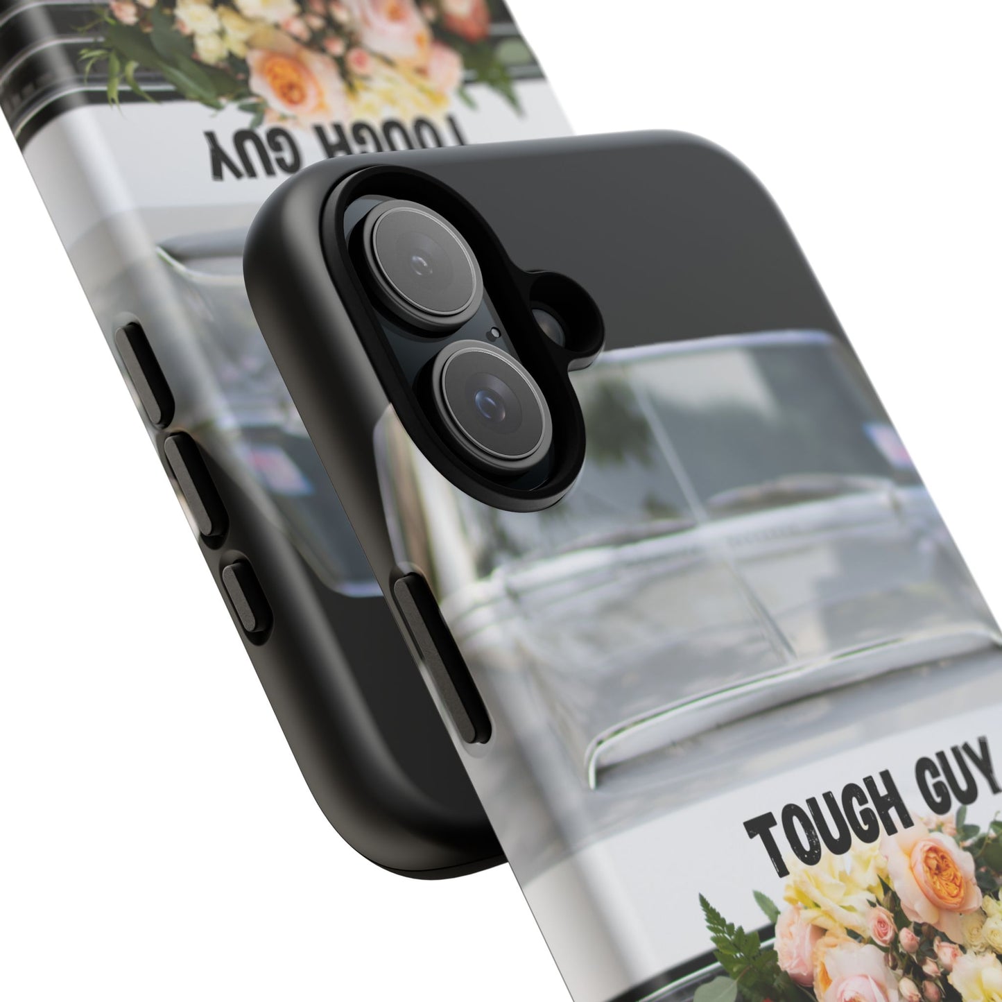 Phone Case iPhone 16/15/14 - Tough Guy Whose Wife Loves Him Tough Case