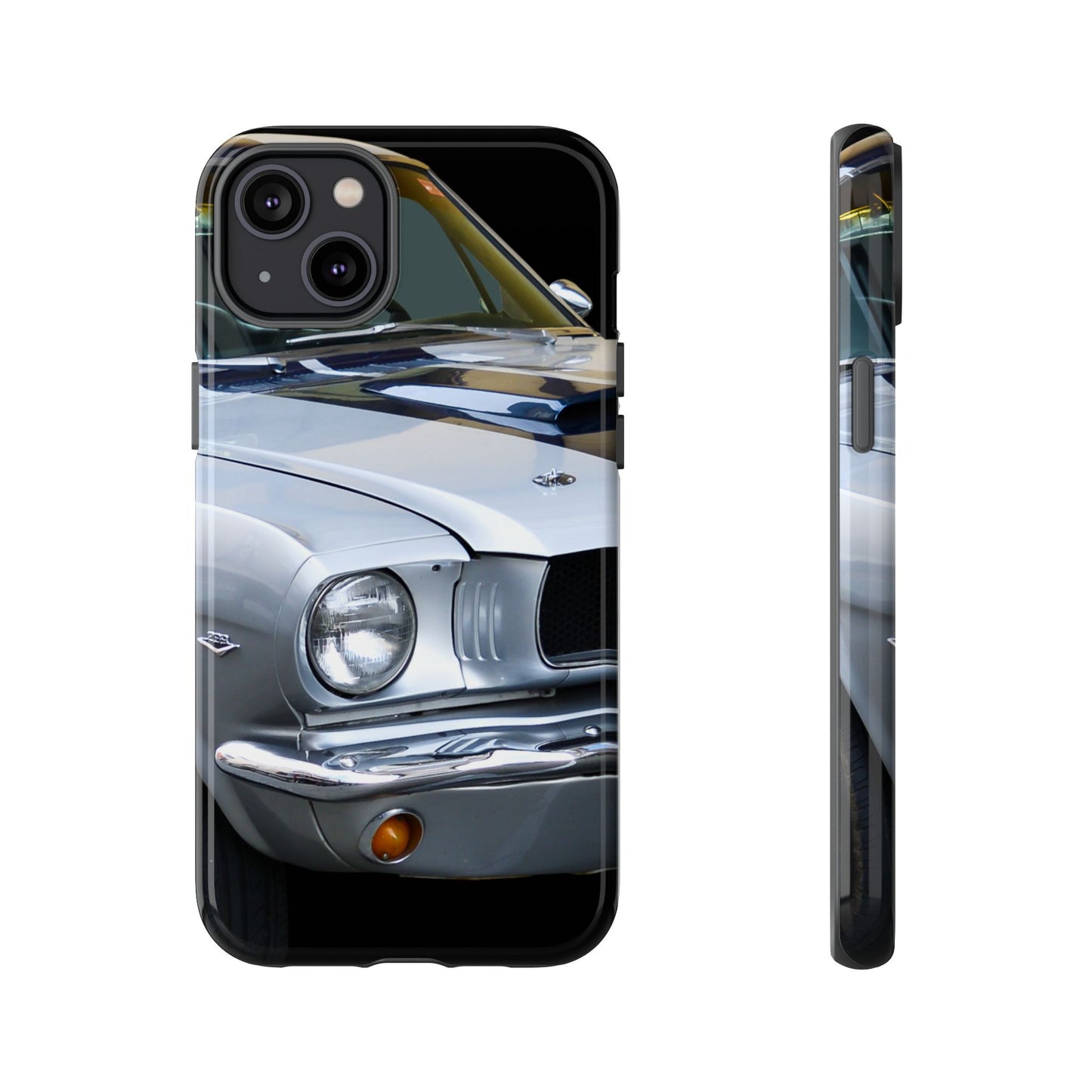 Phone Case iPhone 16/15/14 - Silver Car Tough Case