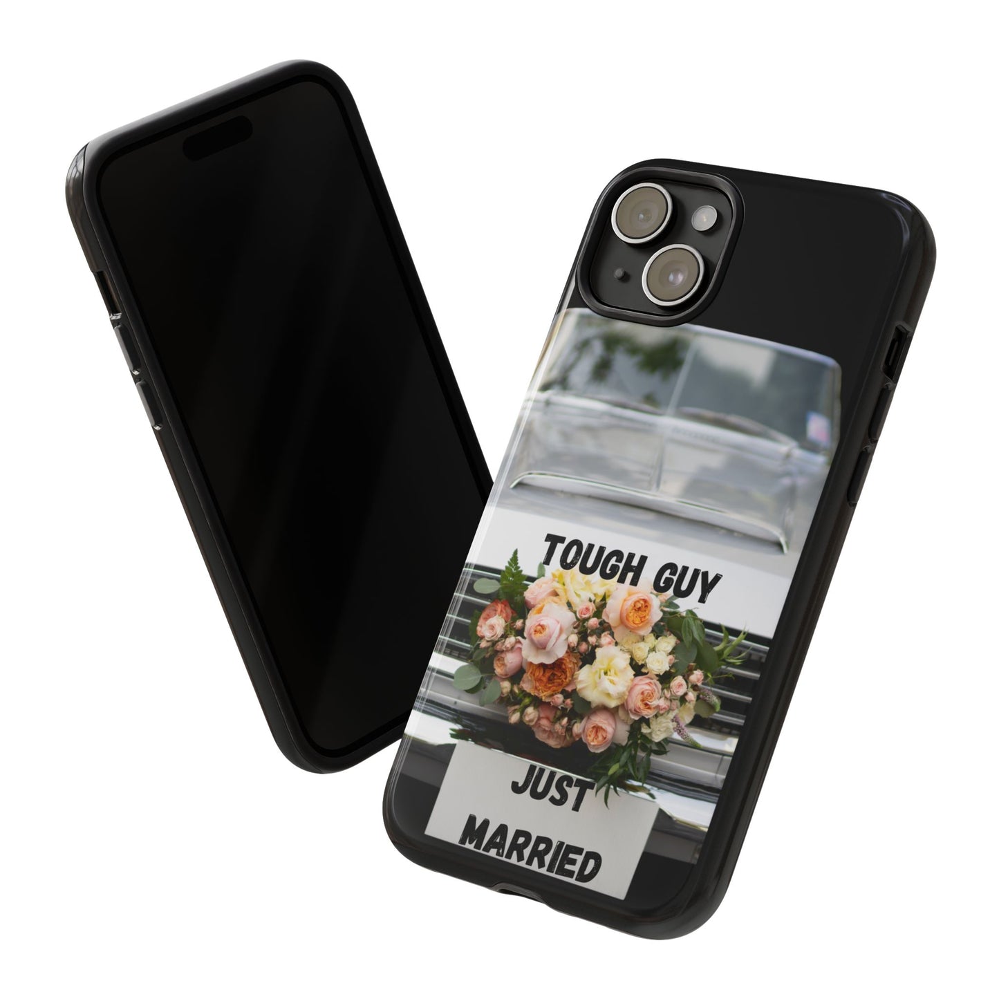 Phone Case iPhone 16/15/14 - Tough Guy Just Married Tough Case