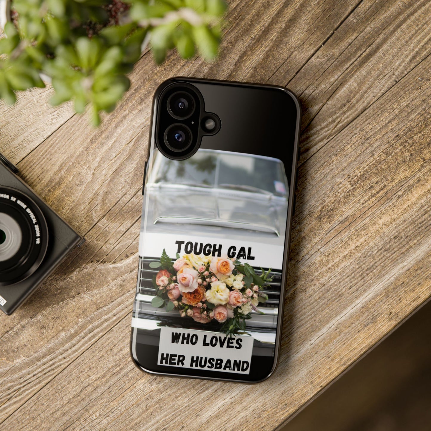Phone Case iPhone 16/15/14 - Tough Gal Who Loves Her Husband Tough Case