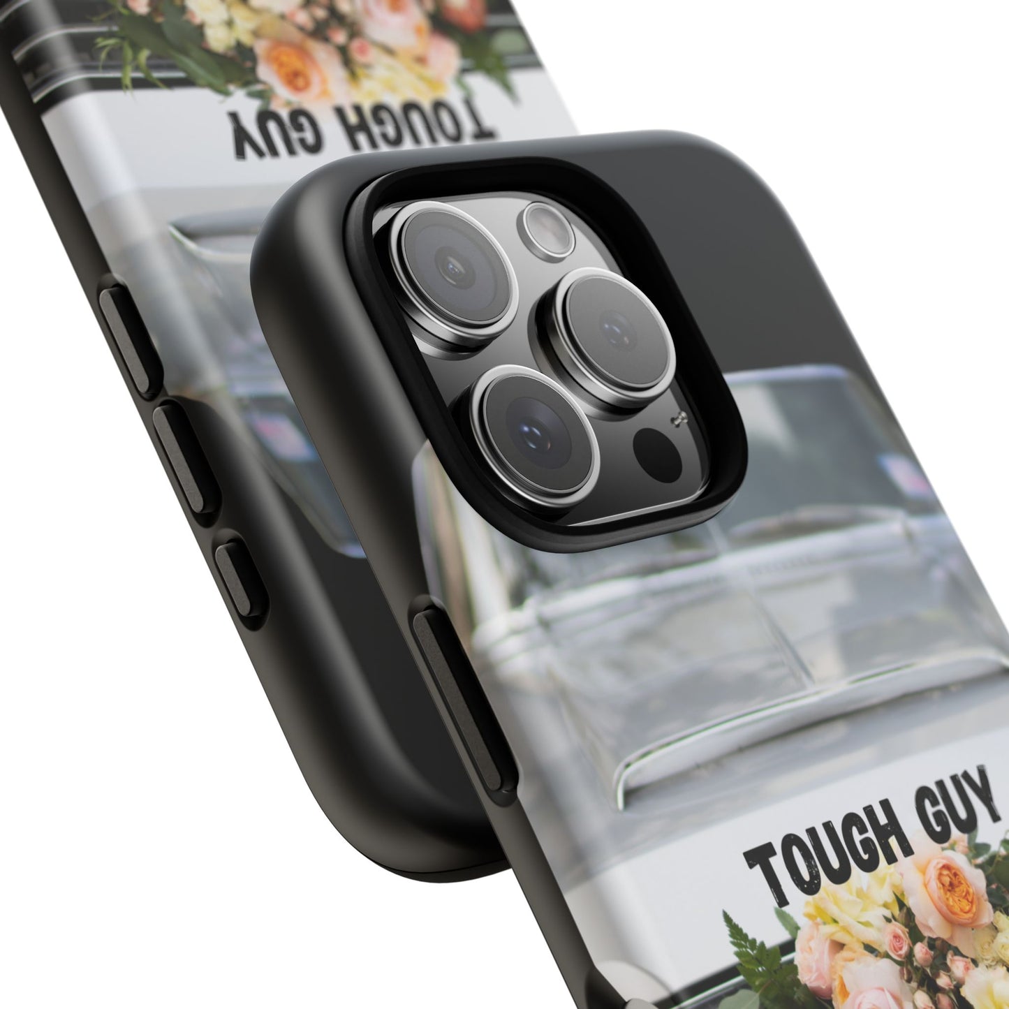 Phone Case iPhone 16/15/14 - Tough Guy Who Loves His Woman Tough Case