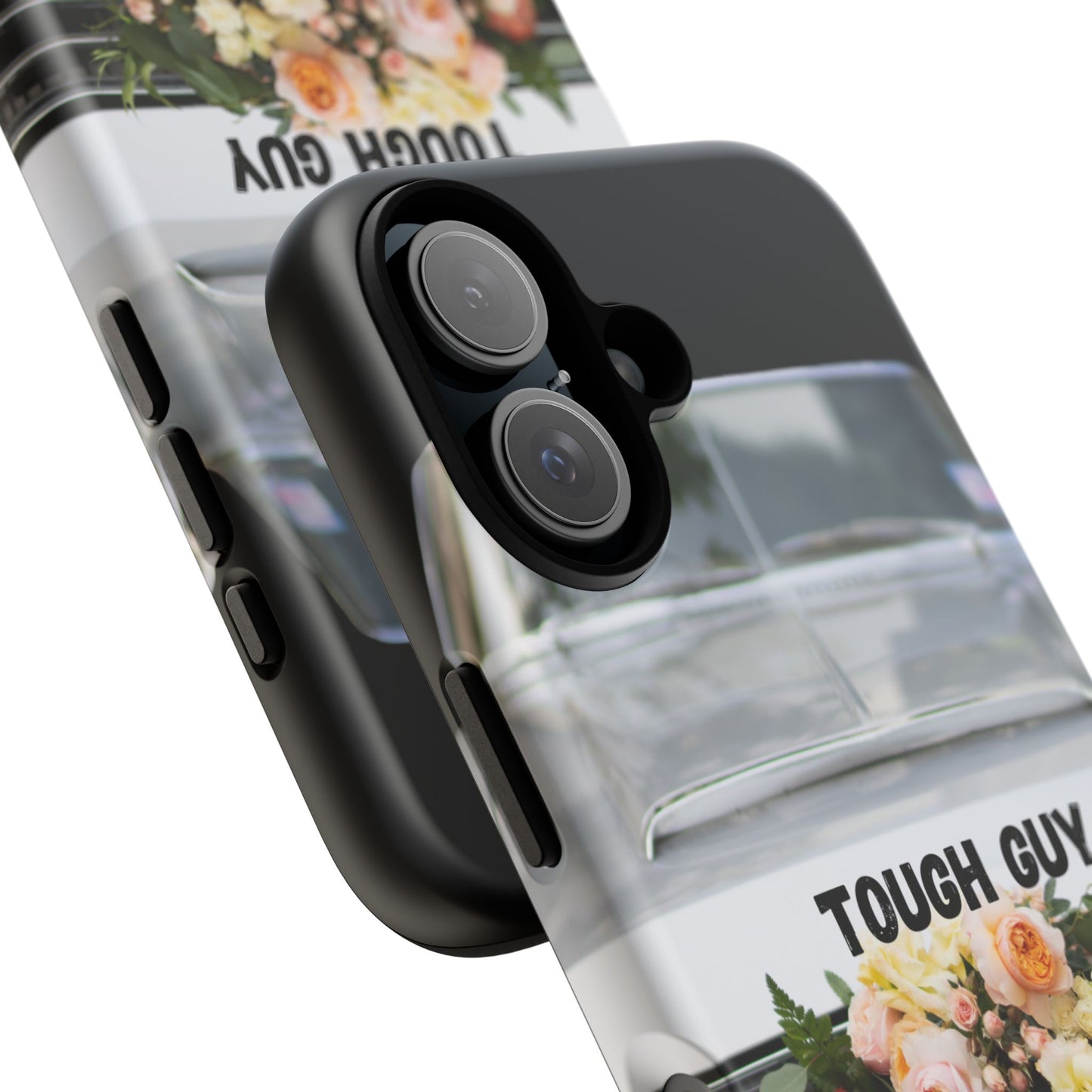 Phone Case iPhone 16/15/14 - Tough Guy Whose Wife Loves Him Tough Case