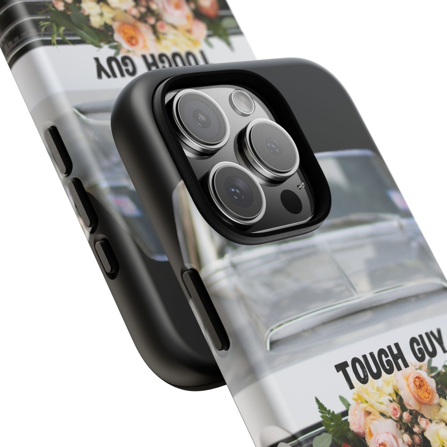 Phone Case iPhone 16/15/14 - Tough Guy Whose Wife Loves Him Tough Case