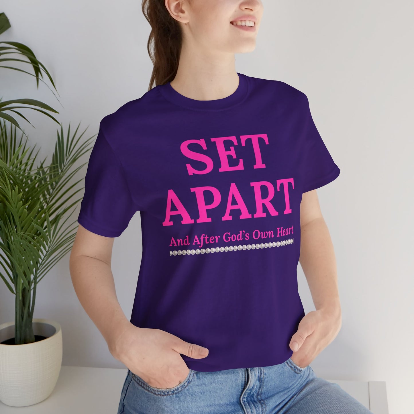 Set Apart Faith-Based Inspirational Tee for Women