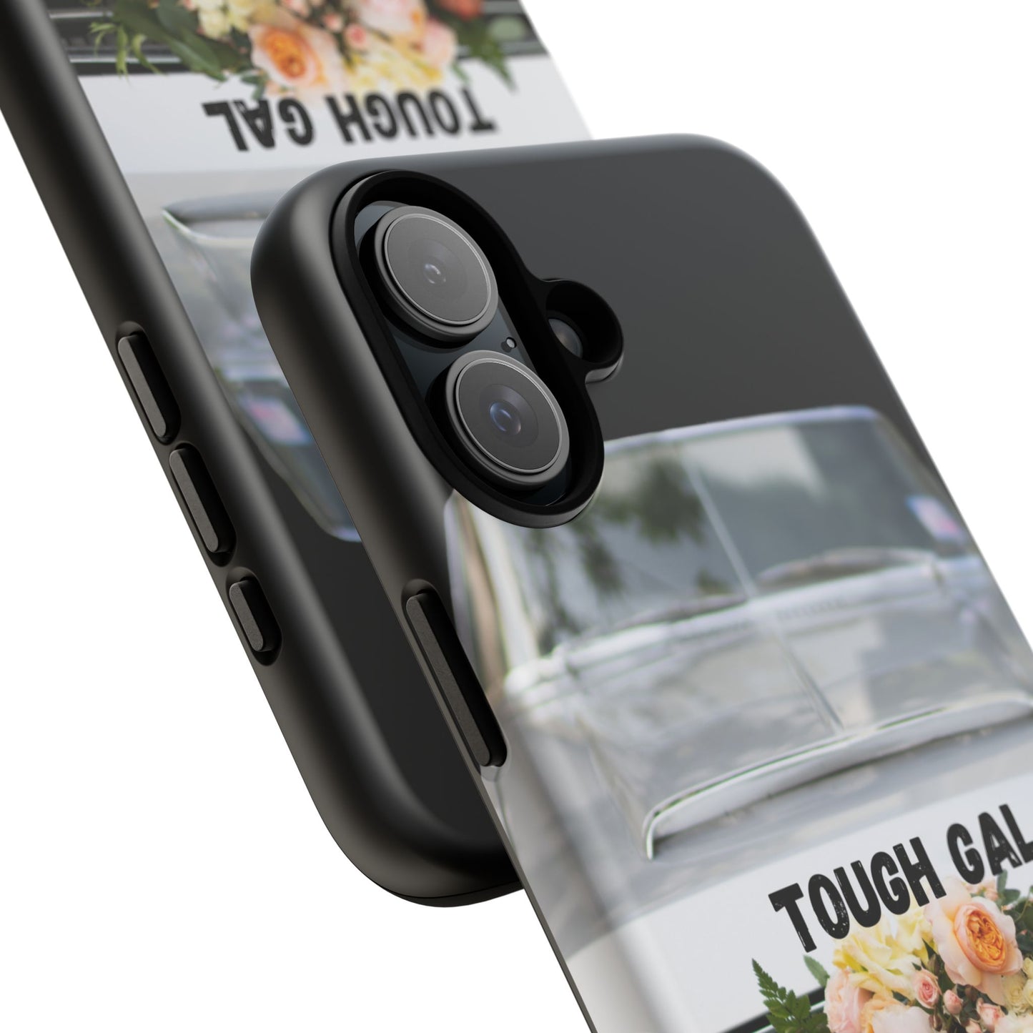 Phone Case iPhone 16/15/14 - Tough Gal Whose Husband Loves Her Tough Case