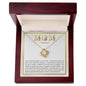 Mom, You Are Loved - Love Knot Necklace
