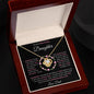 Love Knot Necklace to Daughter from Dad
