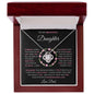 Love Knot Necklace to Daughter from Dad