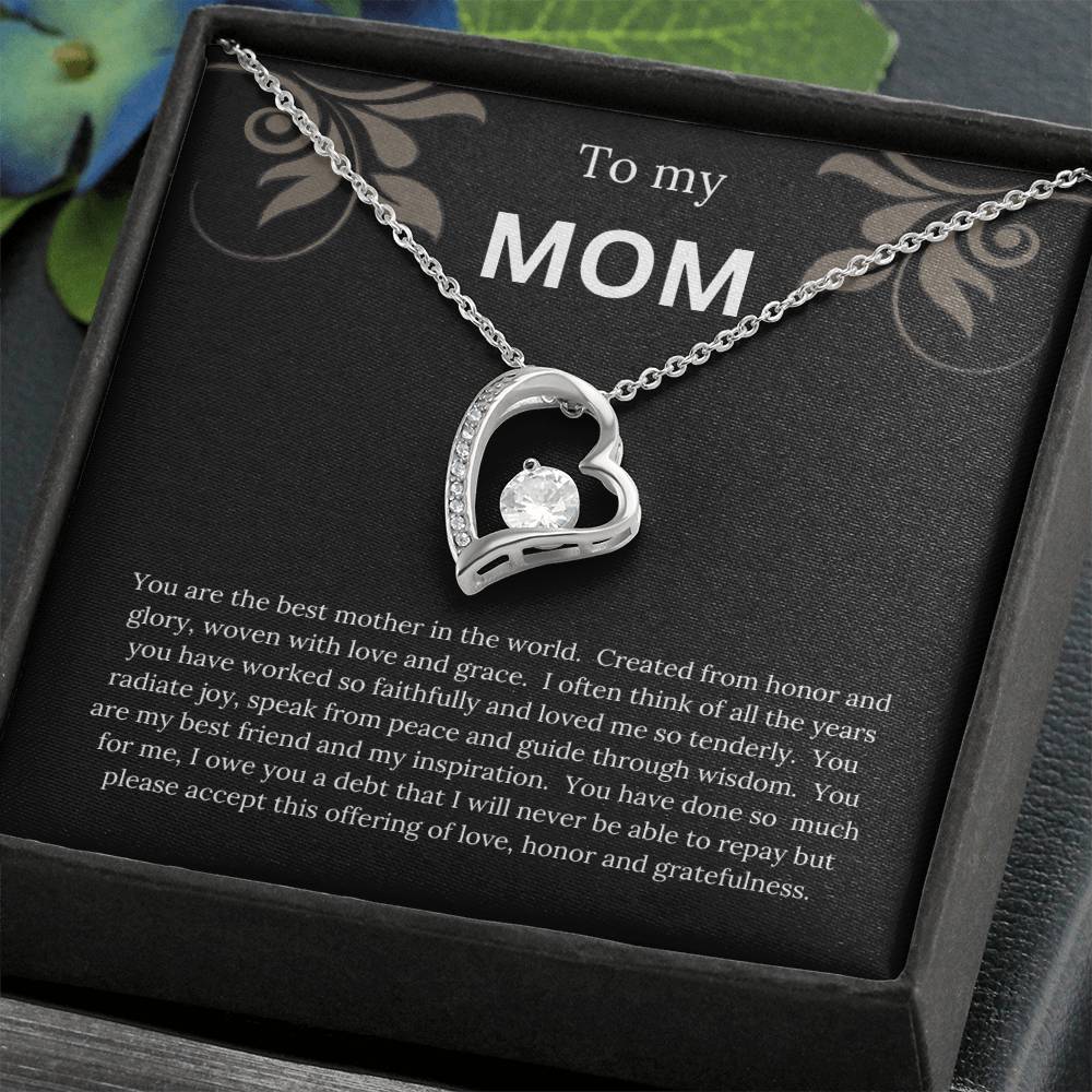 To My Mom - Forever Love Necklace