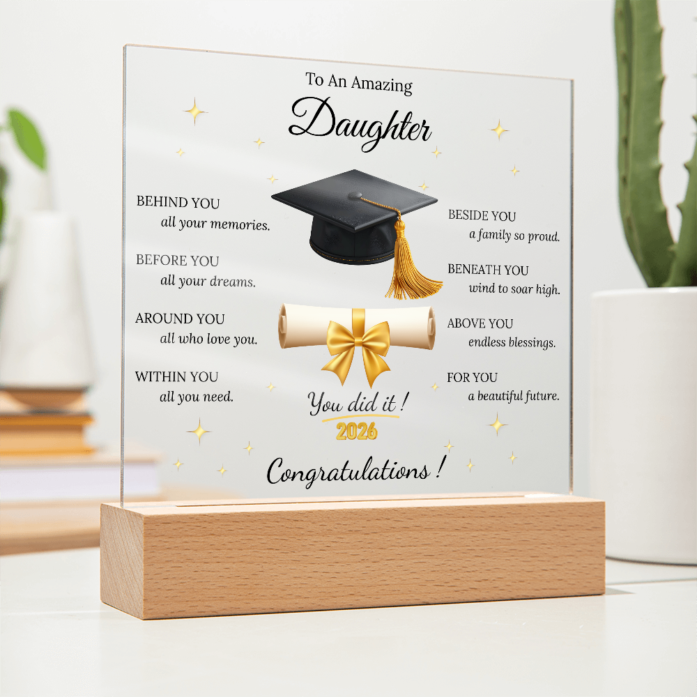 Daughter Graduation Acrylic