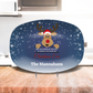 Rudolph “Search the Skies” Personalized Christmas Platter