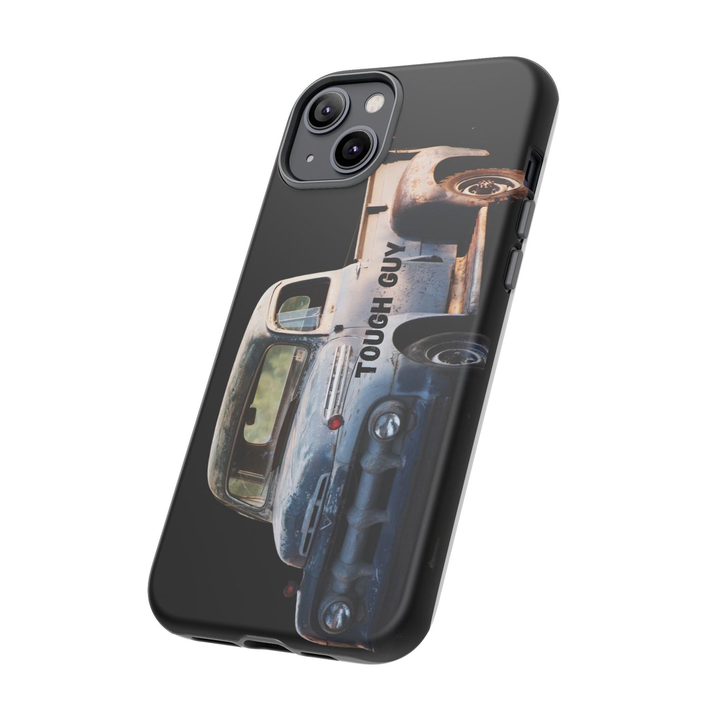 Phone Case iPhone 16/15/14 - Tough Guy Old Truck Blue Tough Case