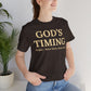 God’s Timing T‑Shirt — Inspirational Faith Tee