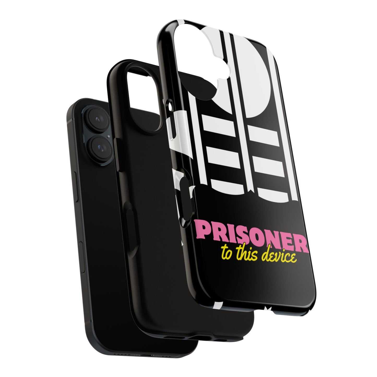 Phone Case iPhone 16/15/14 - Prisoner to this Device Tough Case