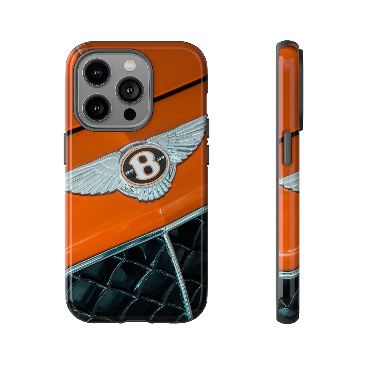 Phone Case iPhone 16/15/14 - Orange Luxury Car Tough Case