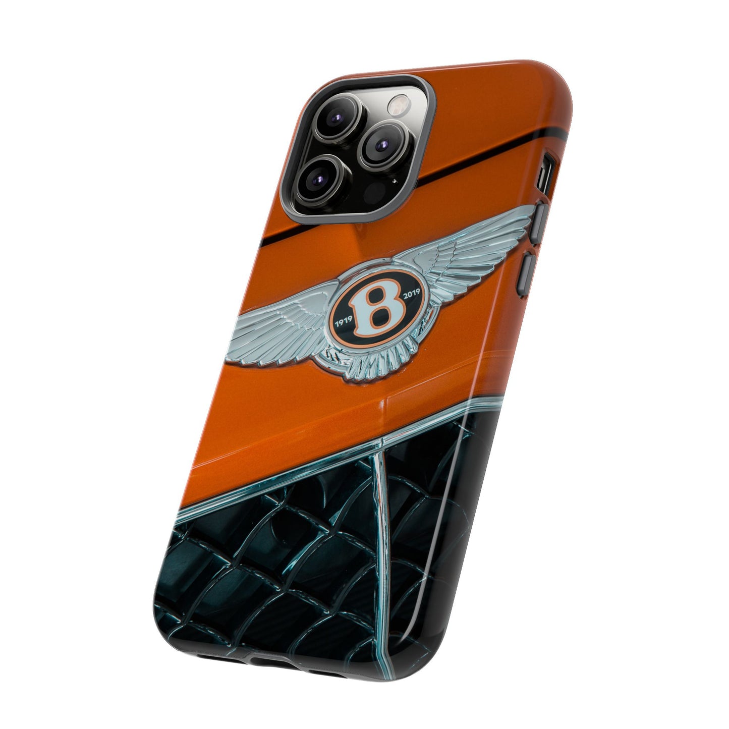 Phone Case iPhone 16/15/14 - Orange Luxury Car Tough Case