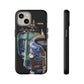 Phone Case iPhone 16/15/14 - Tough Guy Green Blue Truck Tough Case