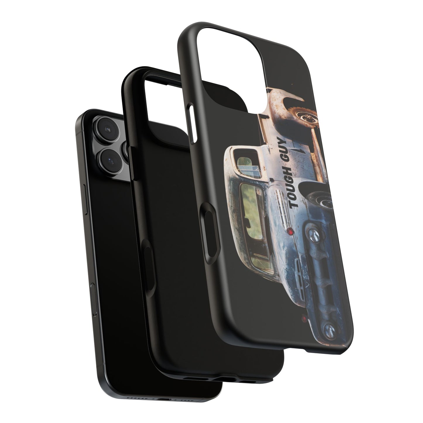 Phone Case iPhone 16/15/14 - Tough Guy Old Truck Blue Tough Case