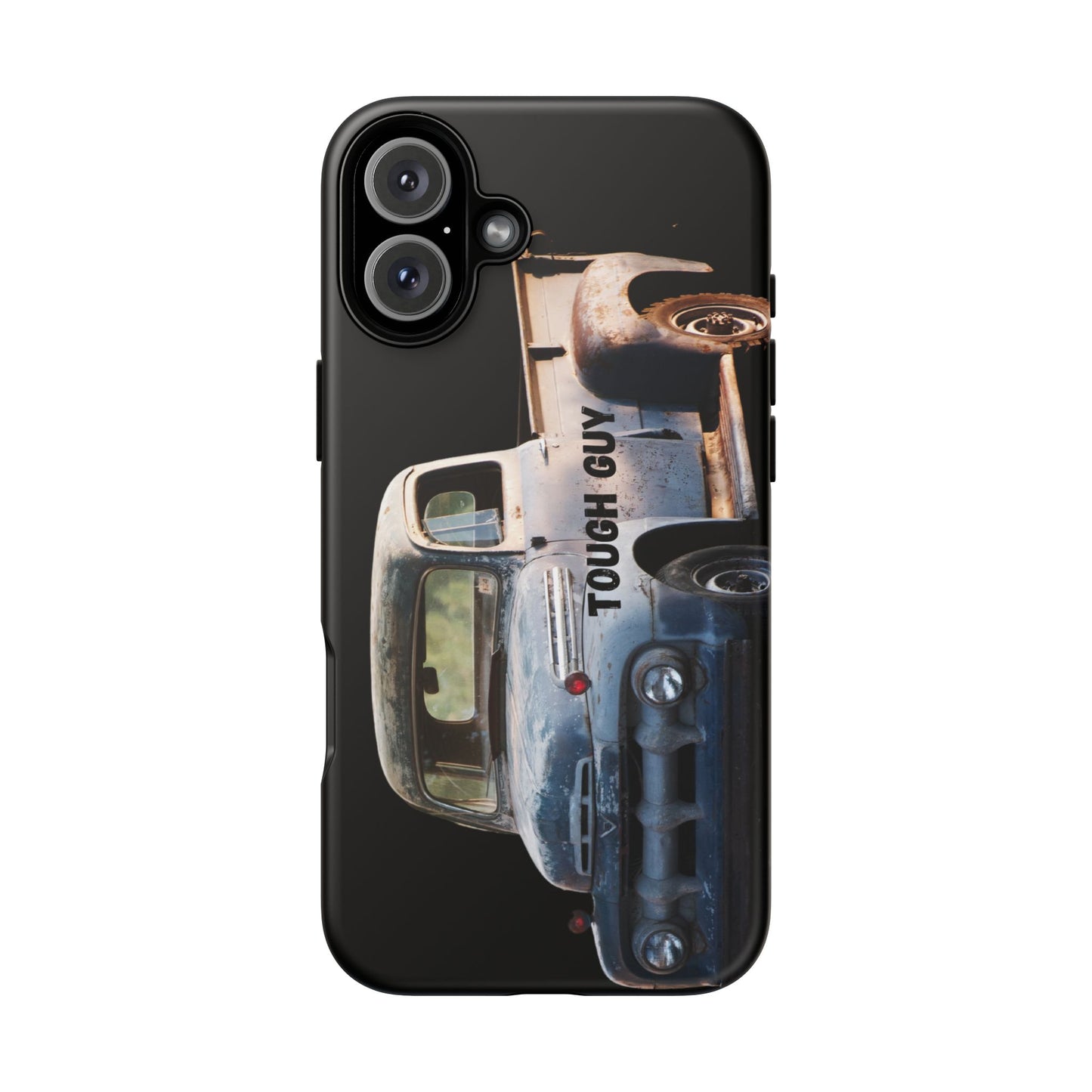 Phone Case iPhone 16/15/14 - Tough Guy Old Truck Blue Tough Case