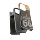 Phone Case iPhone 16/15/14 - Vintage Route 66 Tough Case