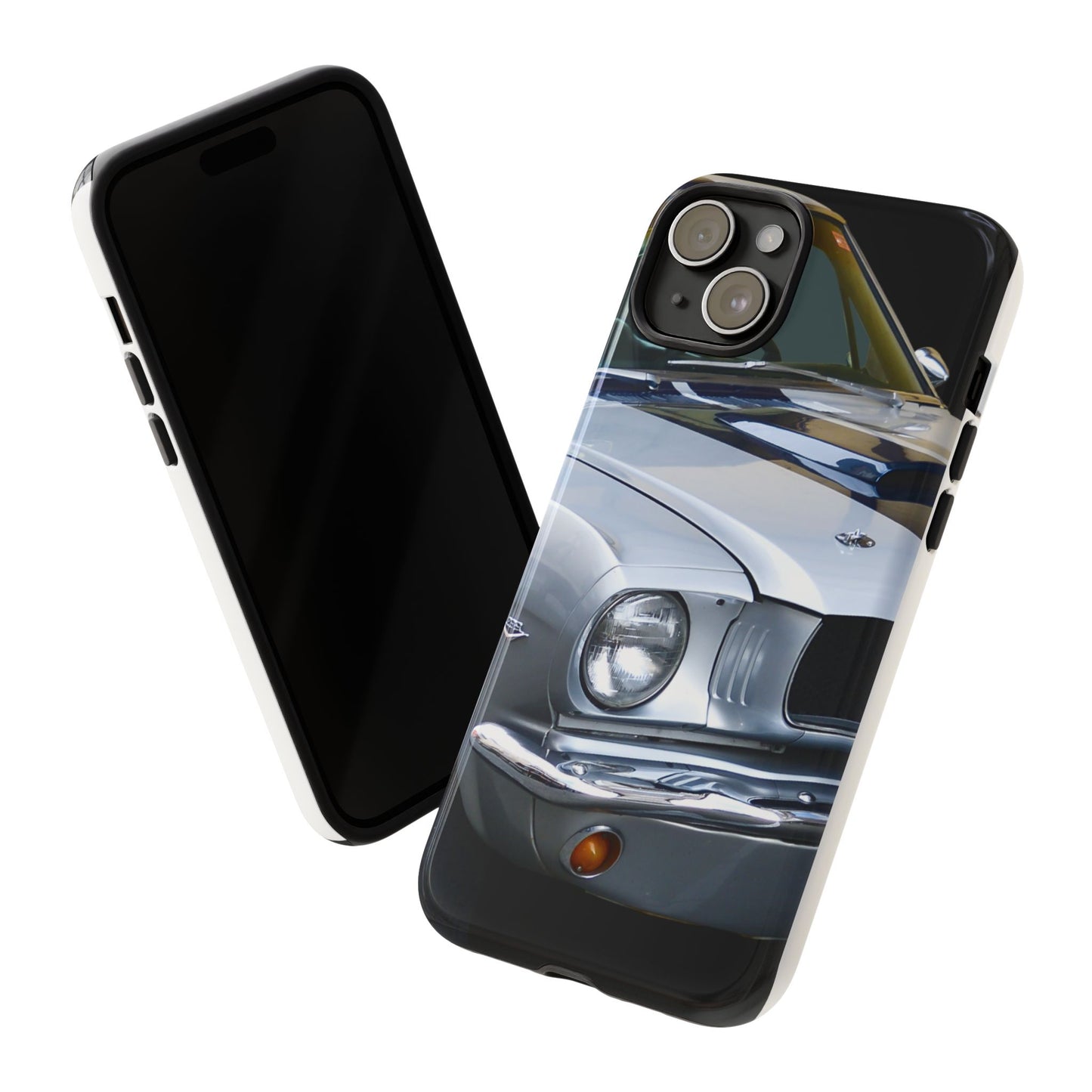 Phone Case iPhone 16/15/14 - Silver Car Tough Case