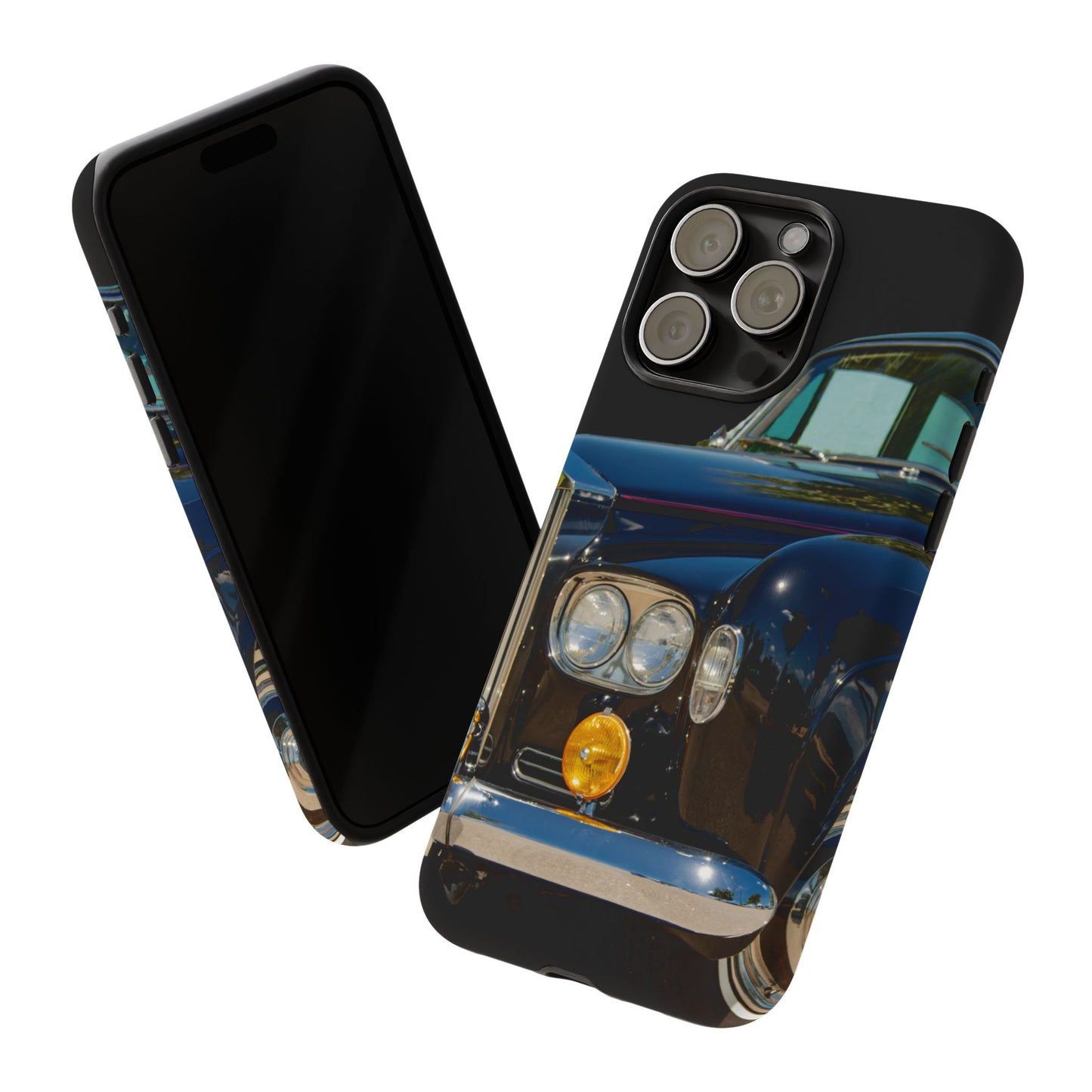 Phone Case iPhone 16/15/14 - Black Car Tough Case