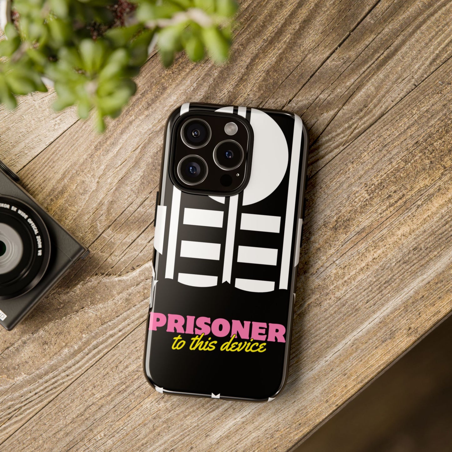 Phone Case iPhone 16/15/14 - Prisoner to this Device Tough Case