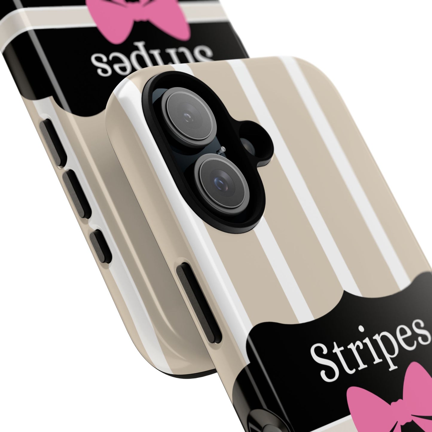 Phone Case iPhone 16/15/14 - Stripes & Swipes Tough Case