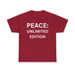 Peace Unlimited Edition Unisex Heavy Cotton Tee | Casual Wear, Gift for Friends, Peace Activism, Comfort, Everyday Style