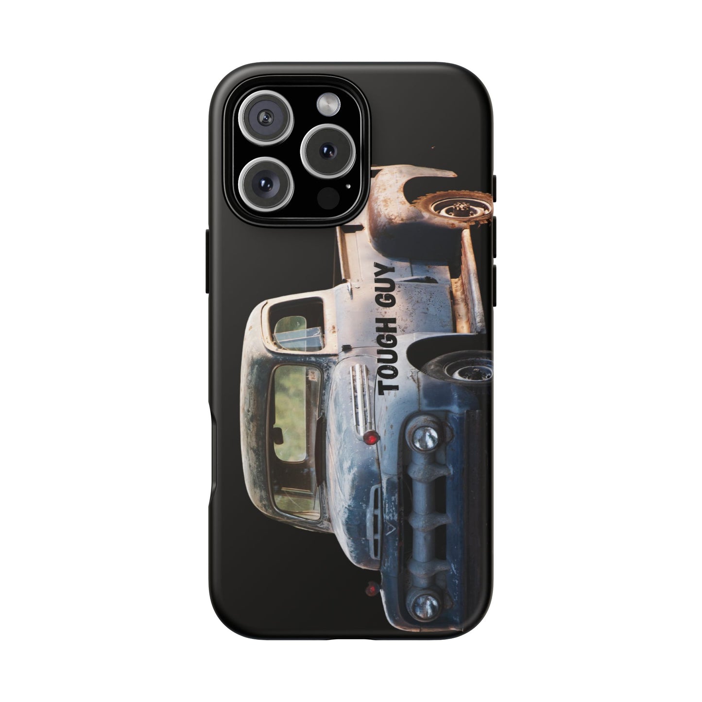 Phone Case iPhone 16/15/14 - Tough Guy Old Truck Blue Tough Case