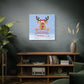 A Message from Rudolph Canvas – "May You Never Be Too Old to Search the Skies on Christmas Eve" Stretched Wall Art