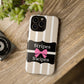 Phone Case iPhone 16/15/14 - Stripes & Swipes Tough Case