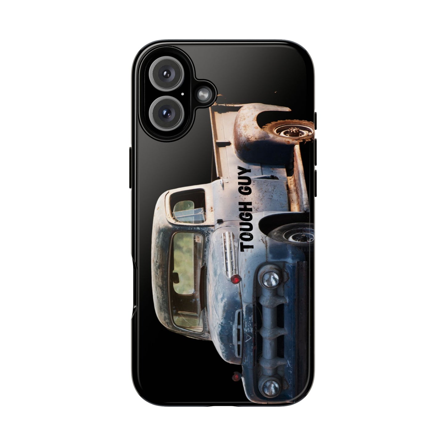 Phone Case iPhone 16/15/14 - Tough Guy Old Truck Blue Tough Case