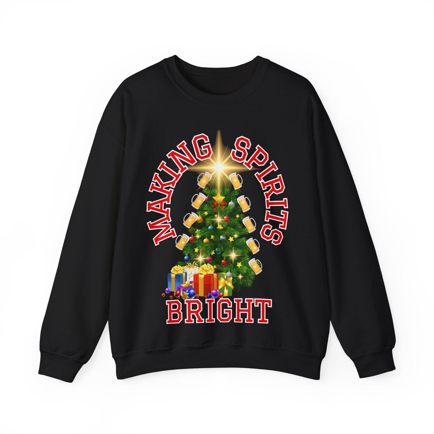 Making Spirits Bright - Unisex Heavy Blend™ Crewneck Sweatshirt