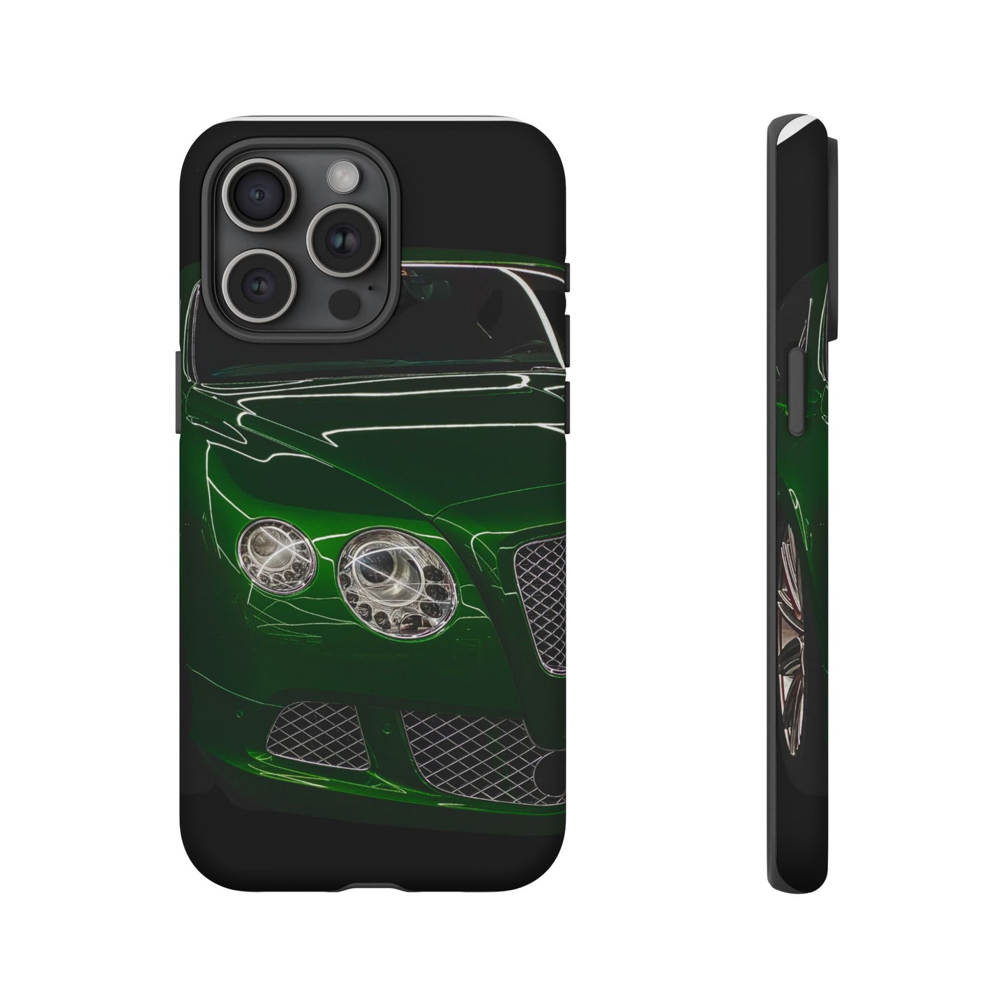 Phone Case iPhone 16/15/14 - Green Luxury Car Tough Case