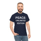 Peace Unlimited Edition Unisex Heavy Cotton Tee | Casual Wear, Gift for Friends, Peace Activism, Comfort, Everyday Style