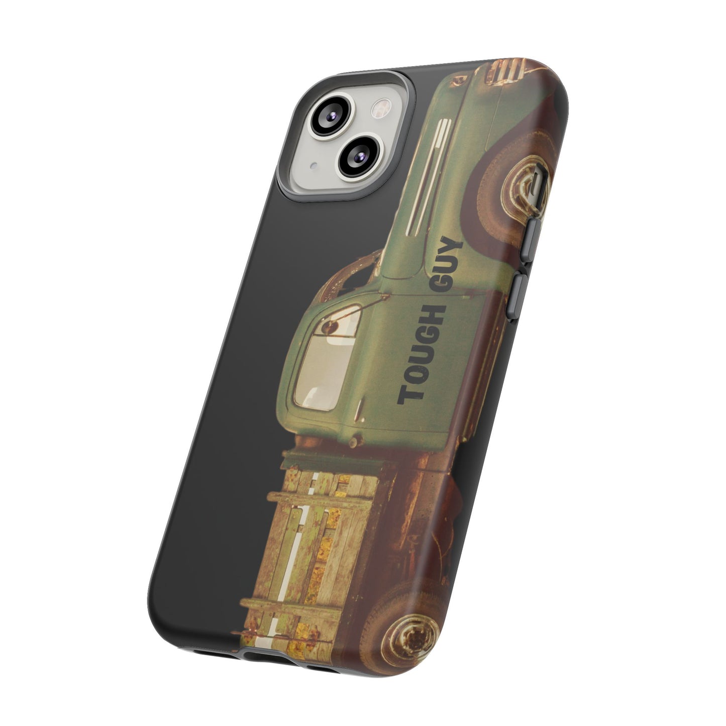 Phone Case iPhone 16/15/14 - Tough Guy Old Green Truck Tough Case