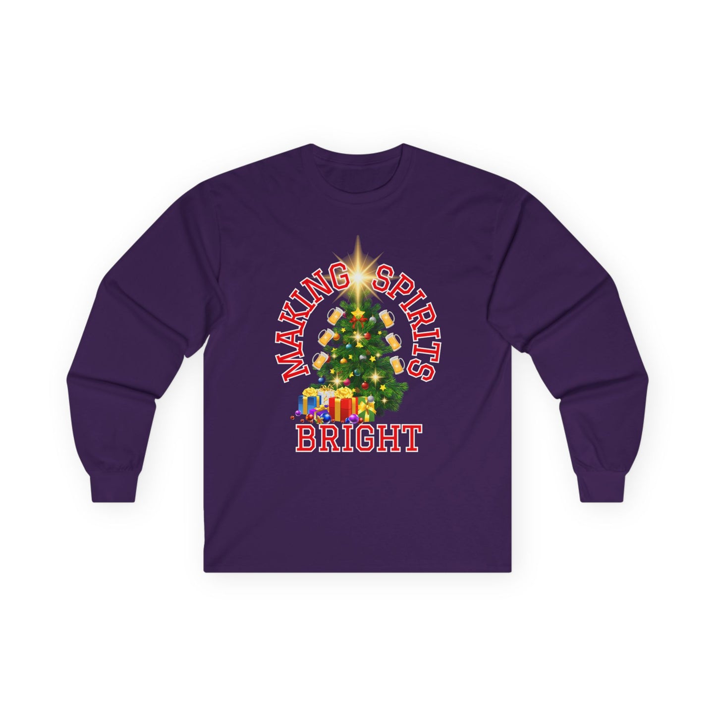 Making Spirits Bright - Unisex Ultra Cotton Long Sleeve Tee