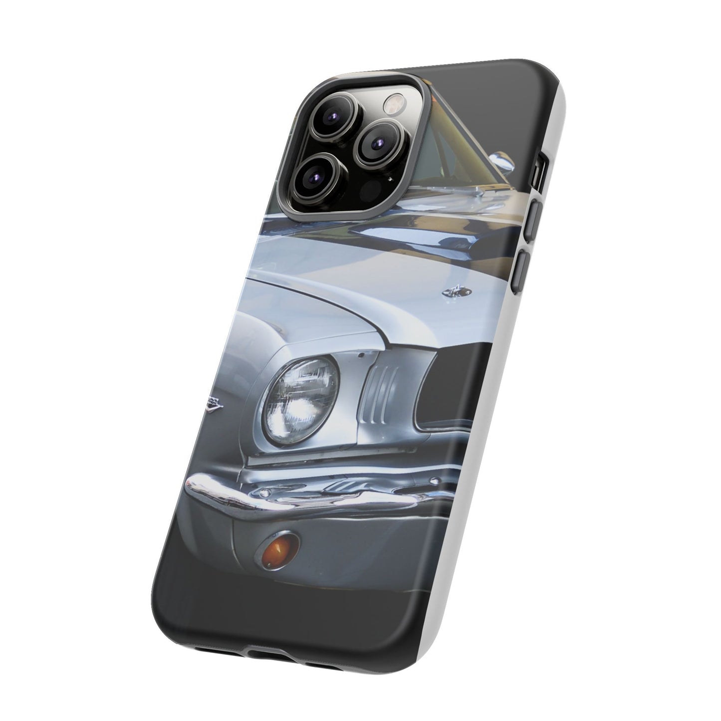 Phone Case iPhone 16/15/14 - Silver Car Tough Case