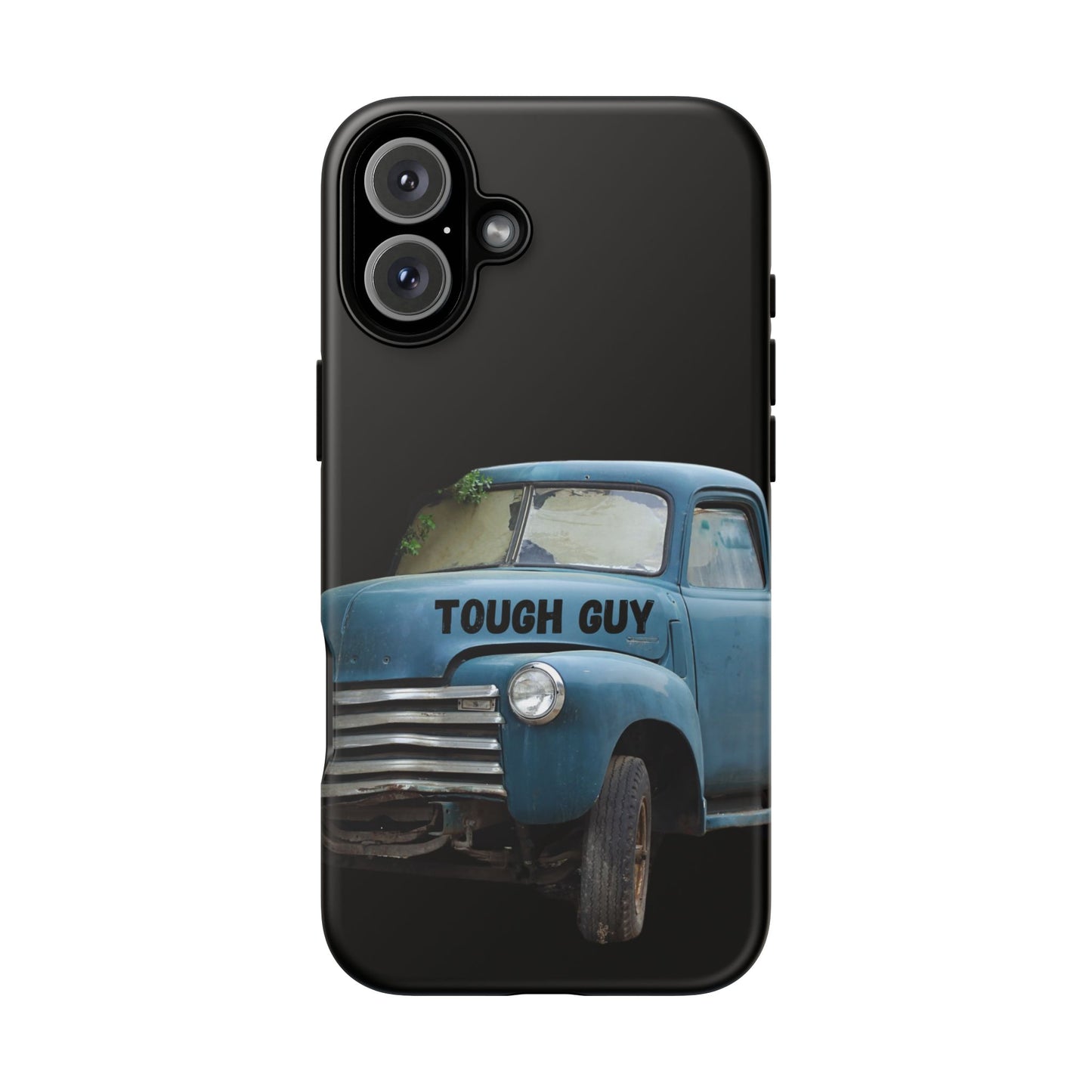 Phone Case iPhone 16/15/14 - Old Blue Truck Tough Guy Tough Case