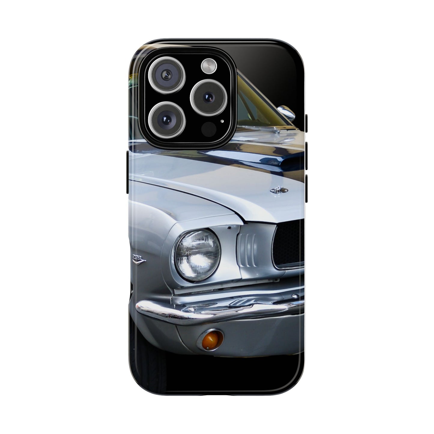 Phone Case iPhone 16/15/14 - Silver Car Tough Case