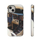 Phone Case iPhone 16/15/14 - Luxury Car Interior Tough Case