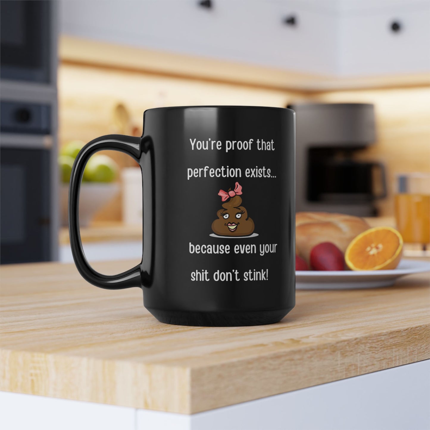 To My Stinkin’ Perfect Soulmate — Cute Poop Couple Coffee Cup (11oz/15oz)