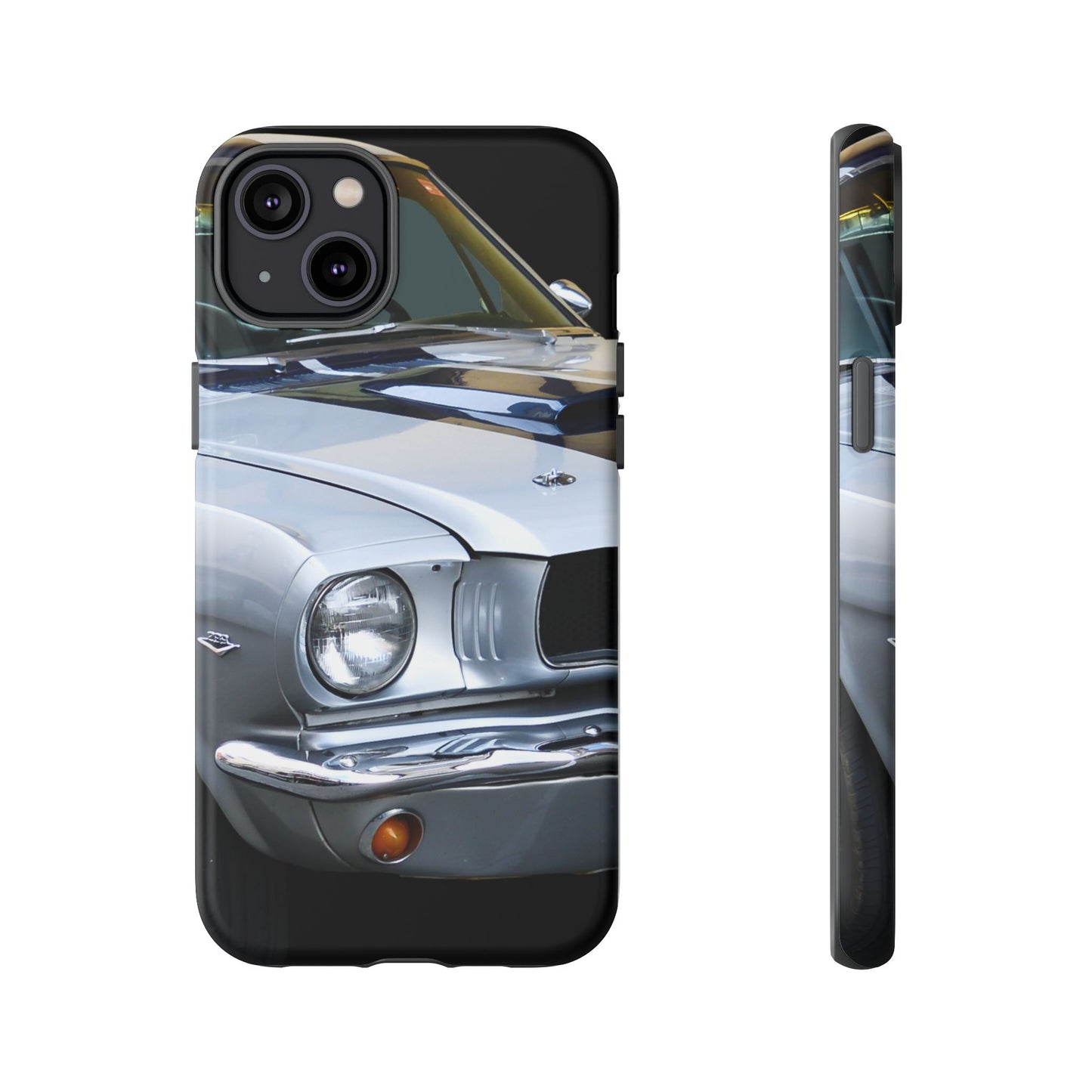 Phone Case iPhone 16/15/14 - Silver Car Tough Case