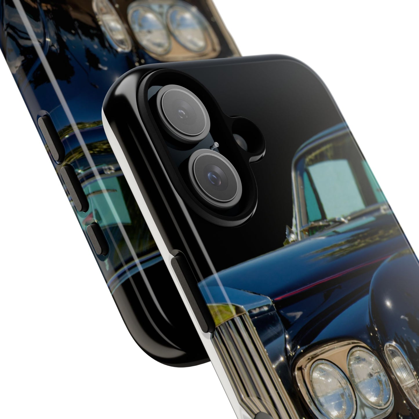 Phone Case iPhone 16/15/14 - Black Car Tough Case